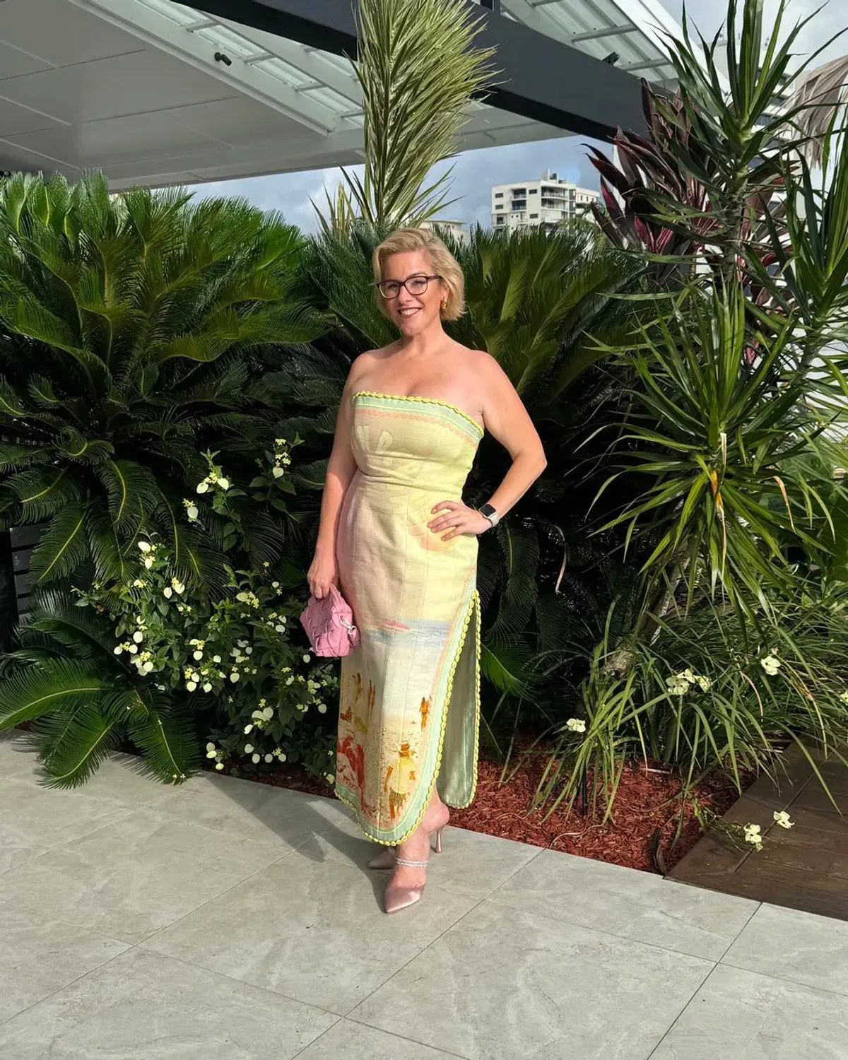 Zimmermann Coaster Structured Midi Dress in Poster Print Size 3/AU 14 - Image 5