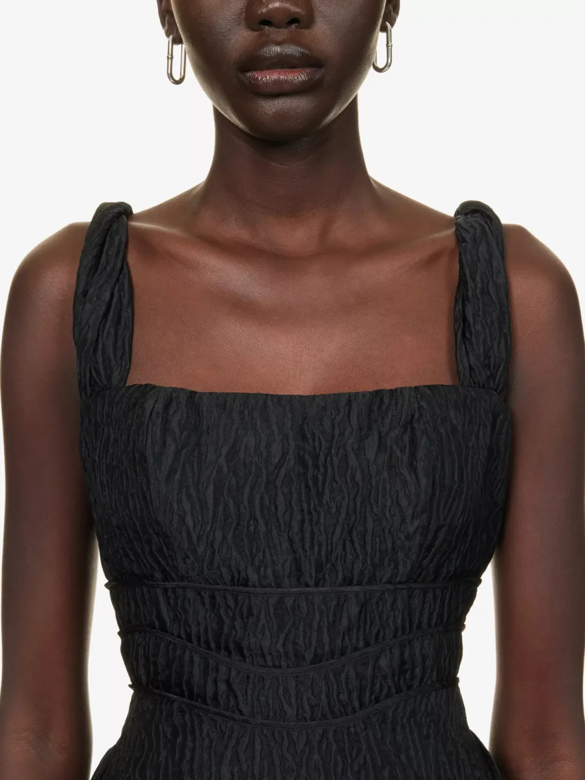 Rachel Gilbert Sophy Strap Midi Dress Black Size 1 / AU 8 - Image 4