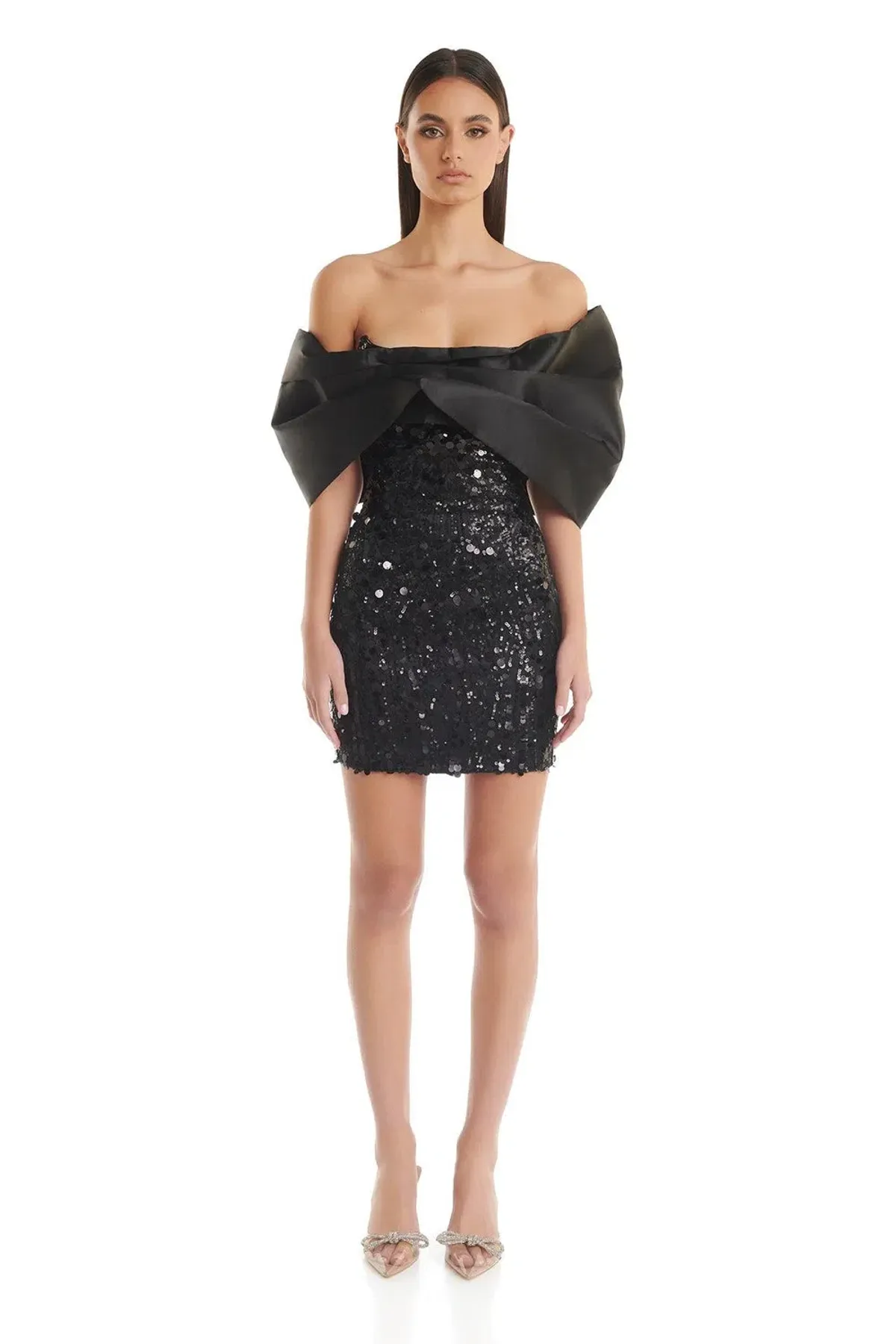 Eliya the Label Bianca Mini Dress Black Size 12 - Image 1