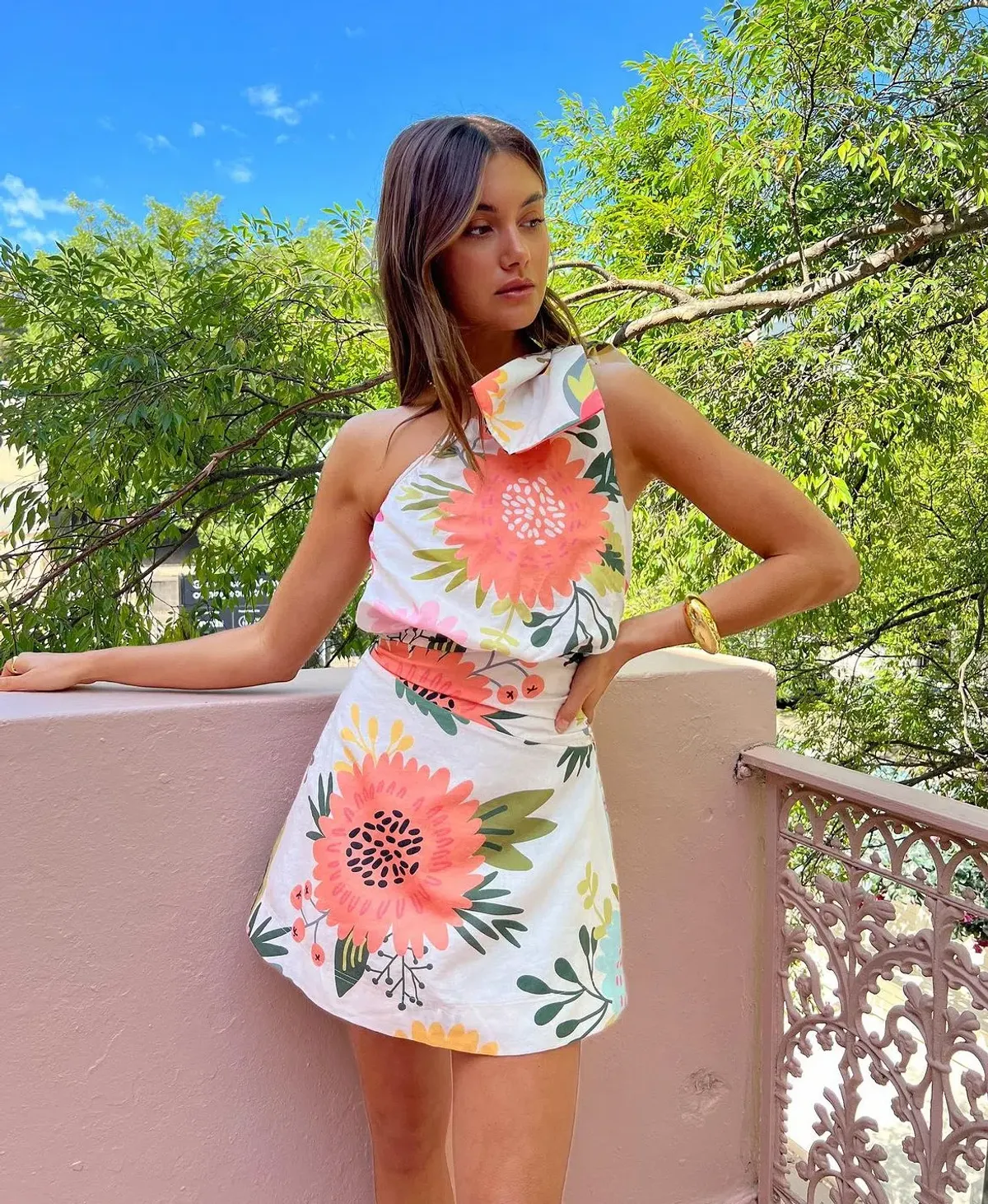 By Nicola Amelie Dress Floral Size 8  - Image 1