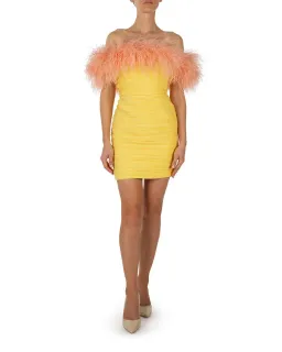 Rachel Gilbert Zion Mini Dress Lemon Size 1 / AU 8  for rent on The Volte - image 2