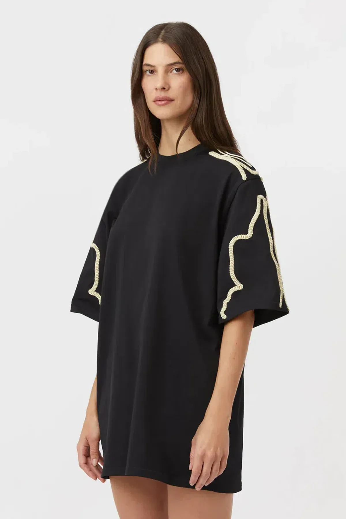 Camilla and Marc Lanza Tee Dress Black Size 8 - Image 2