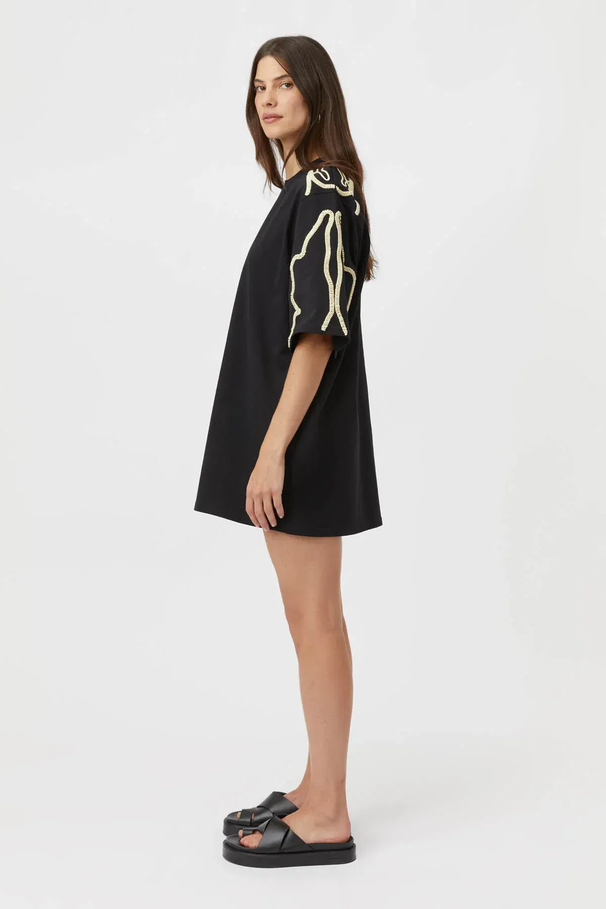 Camilla and Marc Lanza Tee Dress Black Size 8 - Image 3