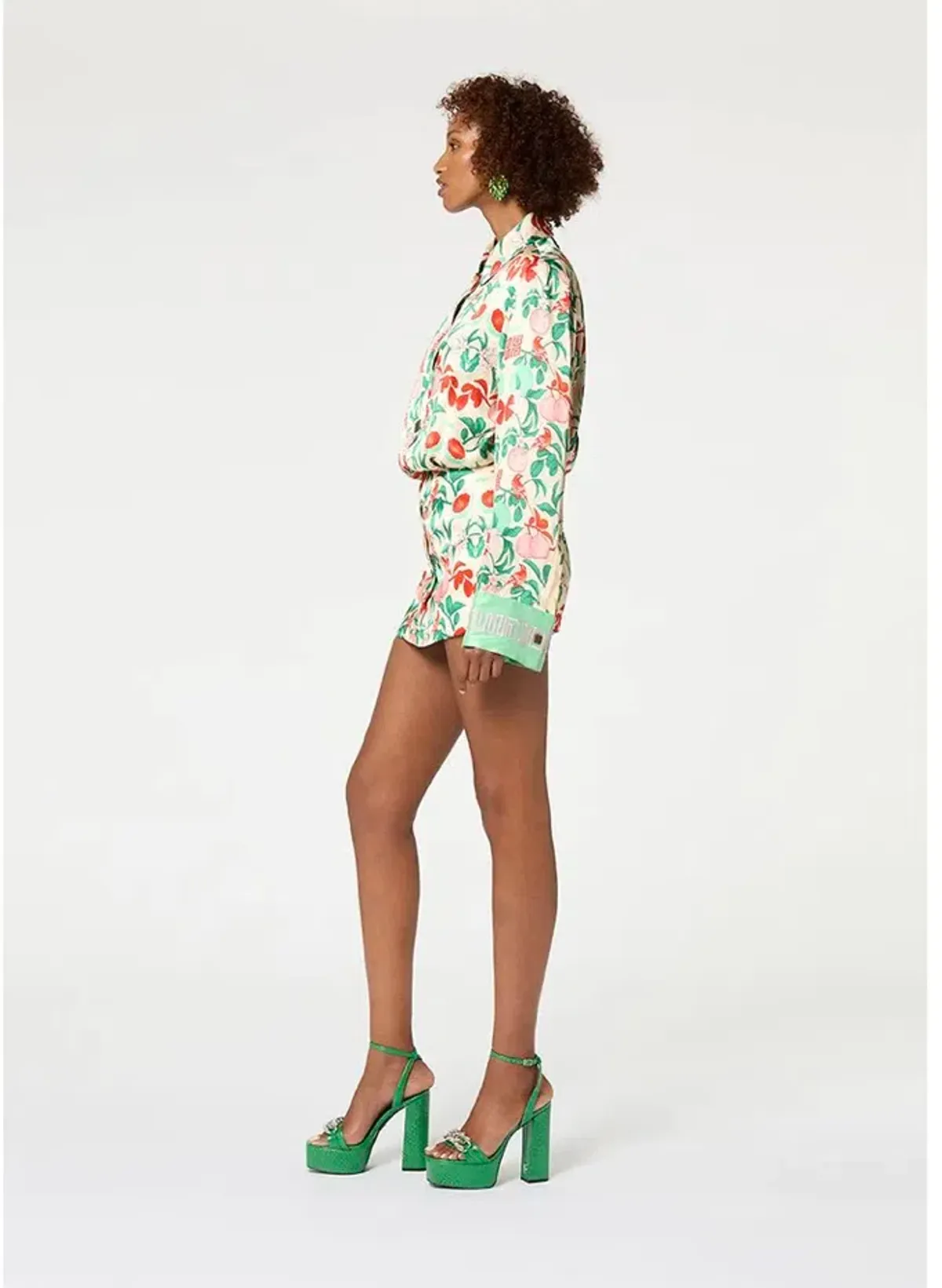 Muma World Pomelo Illustrated Shirt Mini Dress Multi Size M / AU 8-10 - Image 2