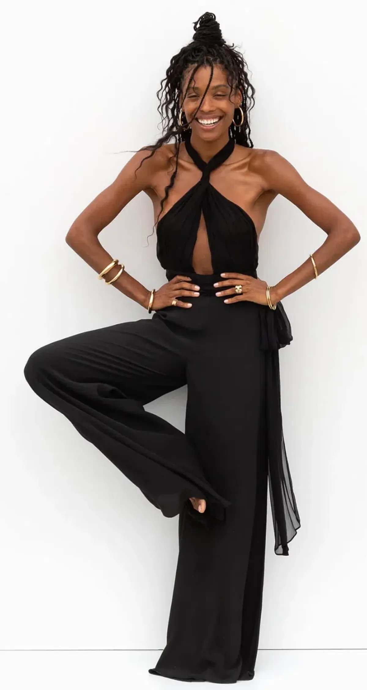 Rat & Boa Montana Jumpsuit in Black Size L / AU 12 - Image 4