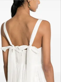 Zimmermann Alight Corset Mini Dress in Ivory Size 0 / AU 8 for rent on The Volte - image 5