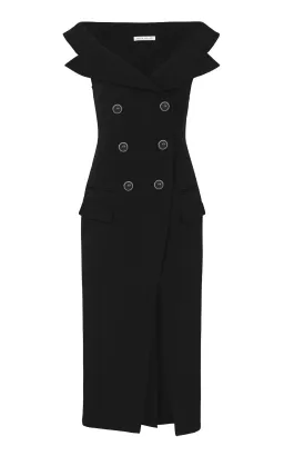 Camilla and Marc Ames Midi Dress Black Size 10 for rent on The Volte - image 3
