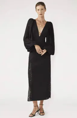 Camilla and Marc Danica Midi Dress Black Size 10 for rent on The Volte - image 5