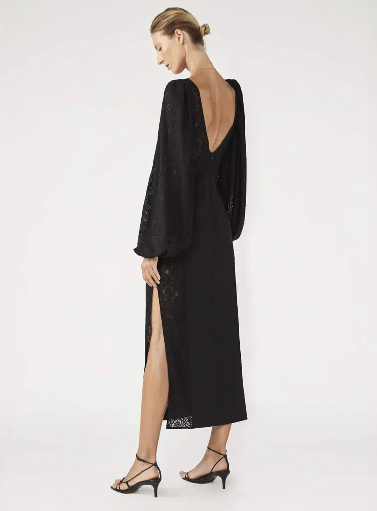 Camilla and Marc Danica Midi Dress Black Size 10 - Image 3