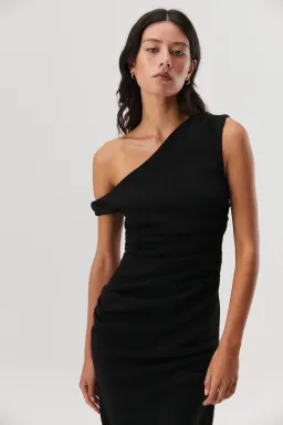 MISHA Alaska Midi Dress Black Size 14/XL for rent on The Volte - image 2