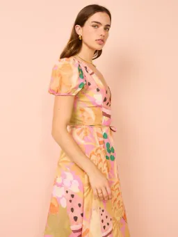 By Nicola - Fruit Punch Wrap dress Size 10 for rent on The Volte - image 2