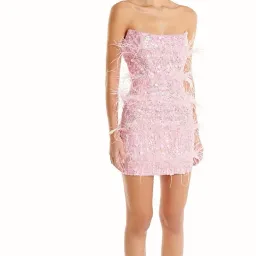 Eliya the Label Tiffany Mini Dress Pink Size S / AU 8 for rent on The Volte - image 2