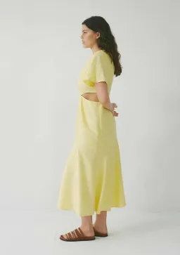 Jillian Boustred Link Dress Yellow Size AU 12 for rent on The Volte - image 2