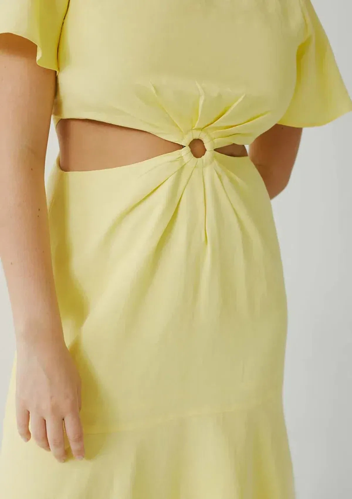 Jillian Boustred Link Dress Yellow Size AU 12 - Image 3