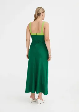 Jillian Boustred Regina Dress Green Size AU 14 for rent on The Volte - image 2