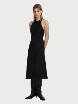 Silk Laundry Halter Dress Black Size XS / AU 6 for rent on The Volte - image 1