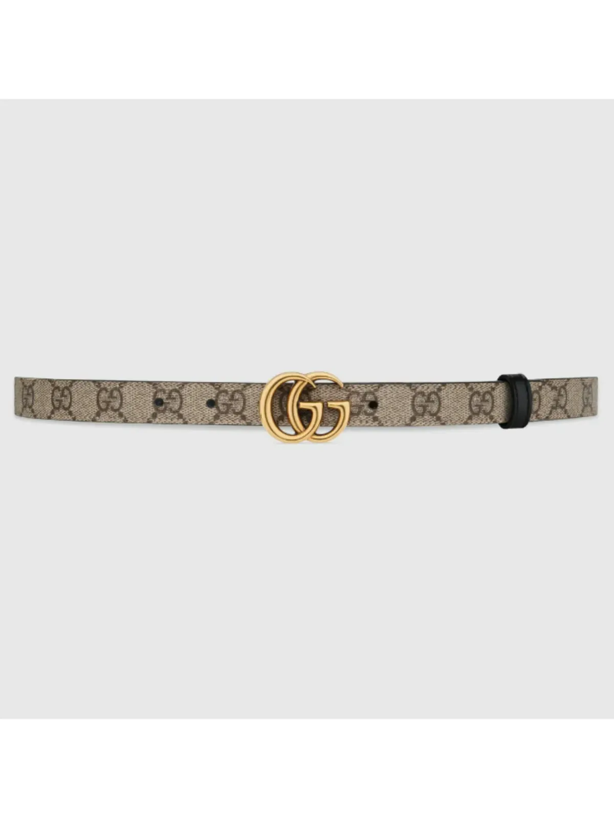 Gucci GG Marmont Reversible Thin Belt Black  - Image 1