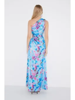 Sonya Moda Nour Zuri Dress Blue Print Size AU 6 for rent on The Volte - image 3