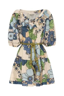 Alemais Farrah Ruffle Off Shoulder Dress Print Size AU 10 for rent on The Volte - image 4