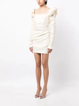 Rachel Gilbert Kalina Mini Dress in Coconut Size 16 for rent on The Volte - image 1