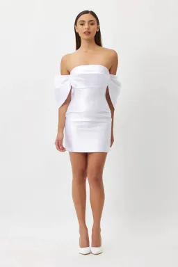 Bianca & Bridgett Eden Mini Dress White Size 16 for rent on The Volte - image 1