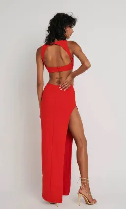Effie Kats Eniko Gown Red Size S / AU 8 for rent on The Volte - image 2