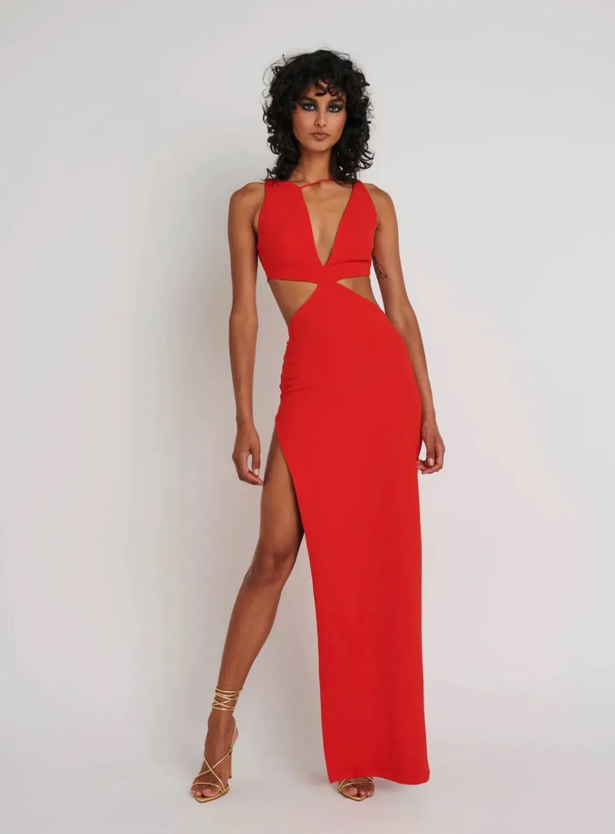 Effie Kats Eniko Gown Red Size S / AU 8 - Image 1
