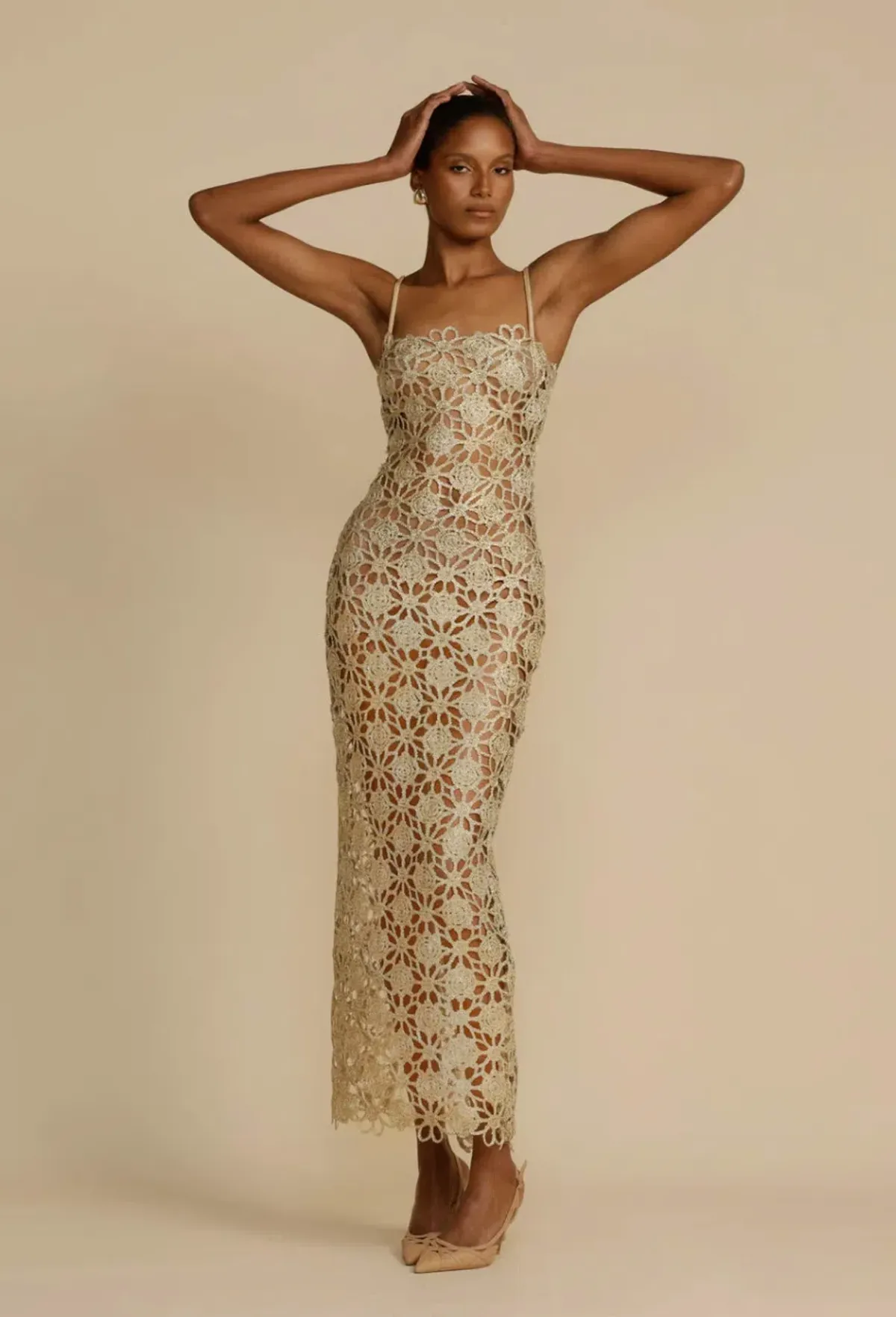 Arcina Ori Kendra Dress Gold Size S / AU 8 - Image 3