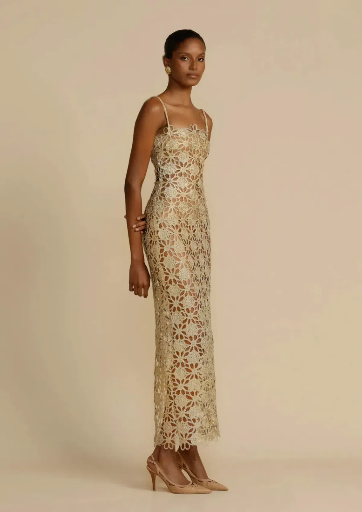 Arcina Ori Kendra Dress Gold Size S / AU 8 - Image 4