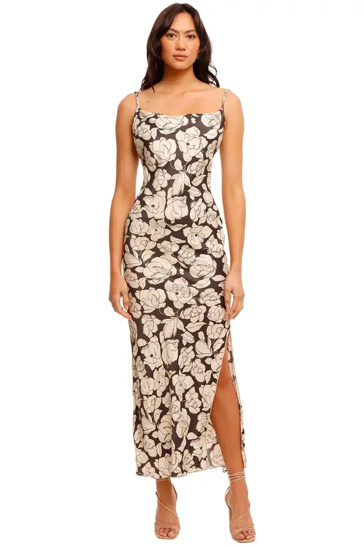 Nanushka Willow Slip Dress in Porcelain Rose Size 12 - Image 1