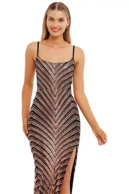 Nookie Zahara Gown Sequin Size 8 for rent on The Volte - image 3