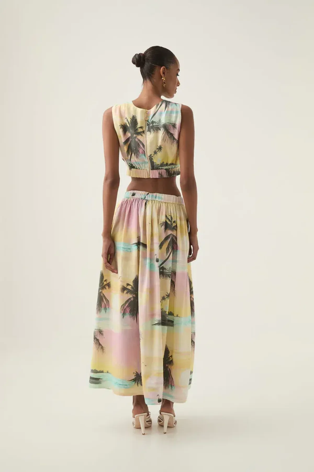 Aje Nicolette Maxi Skirt and Nicolette Elasticated Top size 8 - Image 5