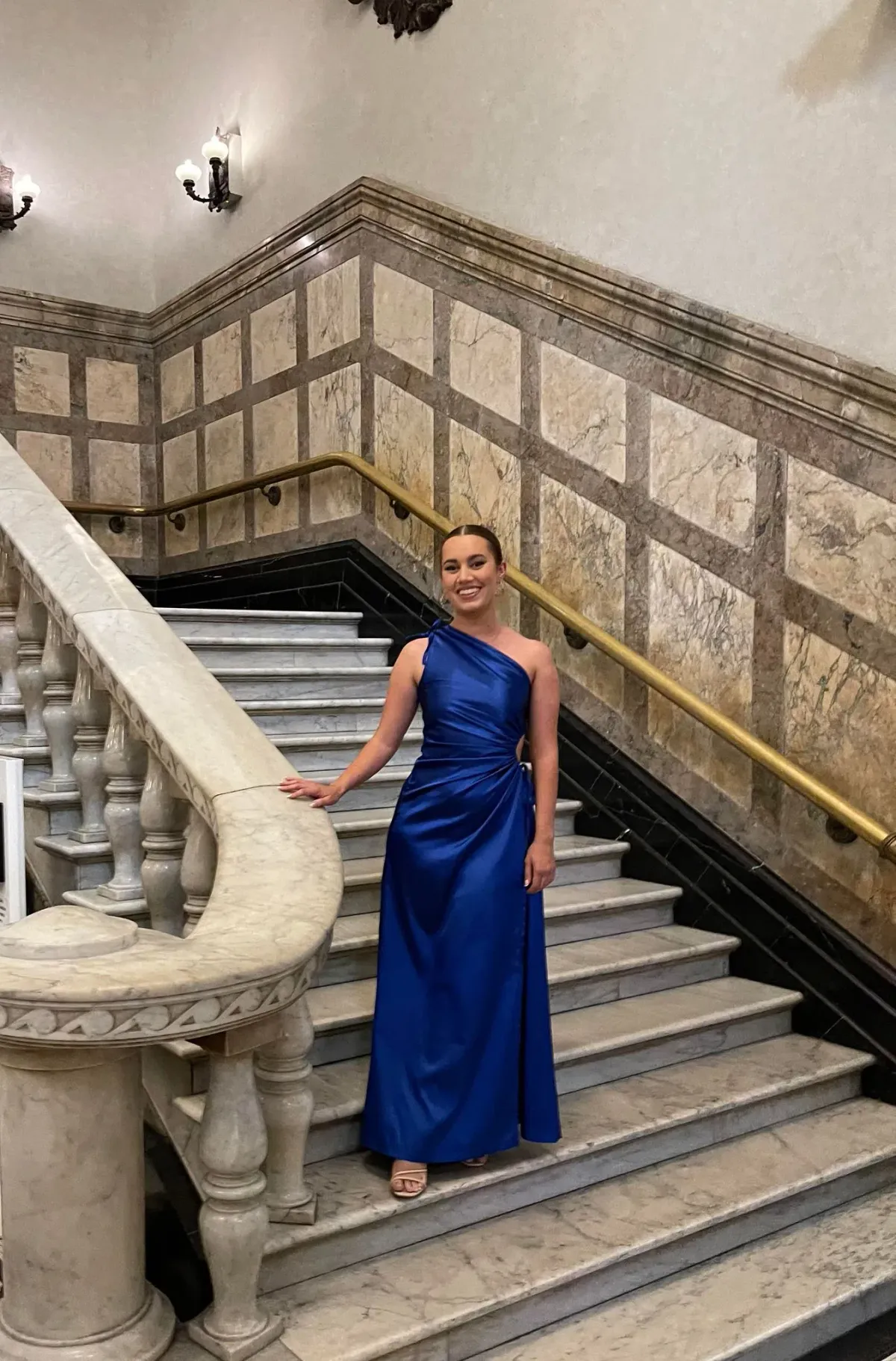 Sonya Moda Nour Moroccan Blue Dress Blue Size 6  - Image 3