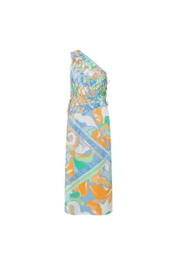 Zaco Pandora Midi Dress Calista Aliza Print Size S / AU 8 for rent on The Volte - image 5