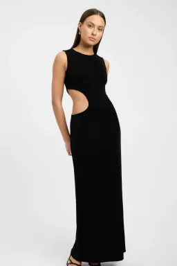 Kookai Margot Maxi Dress Black Size 8  for rent on The Volte - image 2