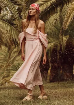 Talulah Dahlia Midi Dress Pink Size 10 for rent on The Volte - image 1