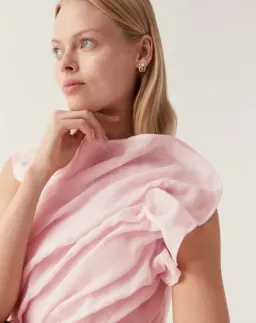 Aje Genesis Dress Soft Pink Size 8 for rent on The Volte - image 2