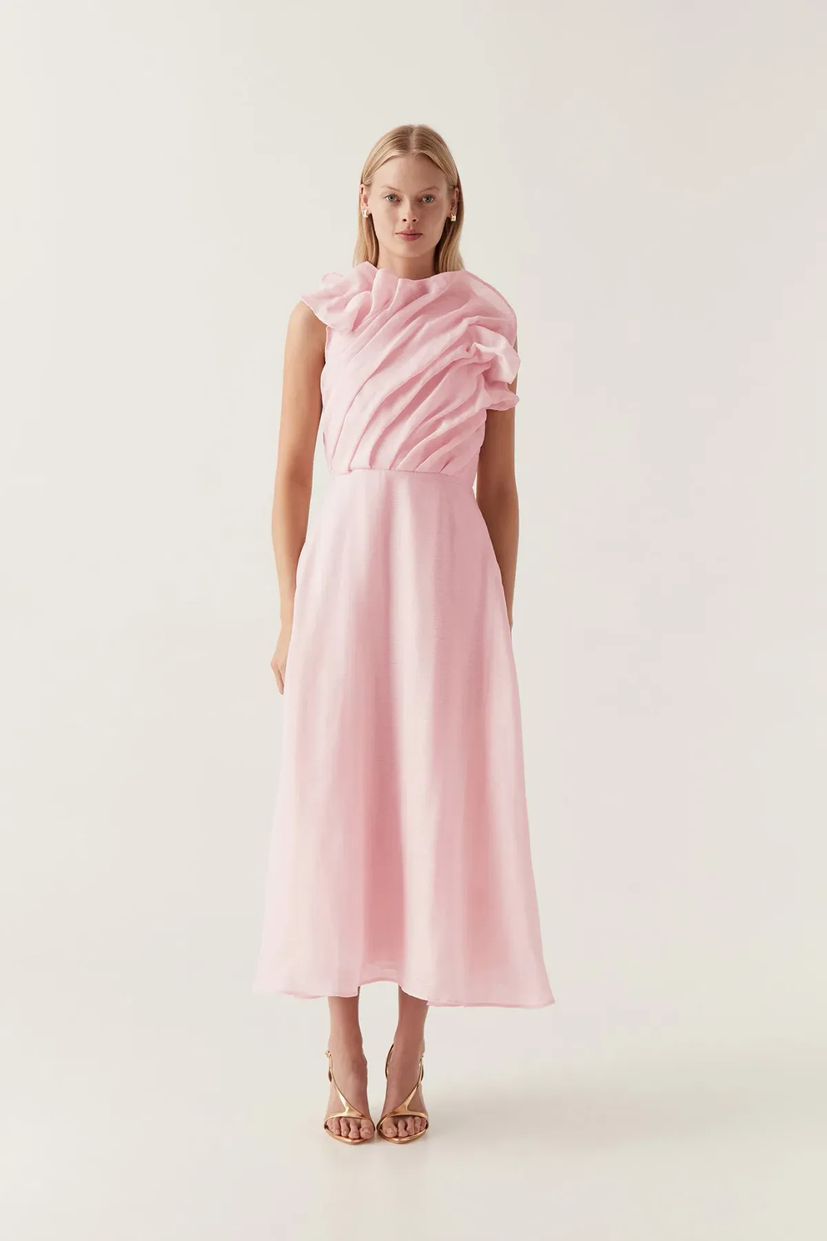 Aje Genesis Dress Soft Pink Size 8 - Image 1
