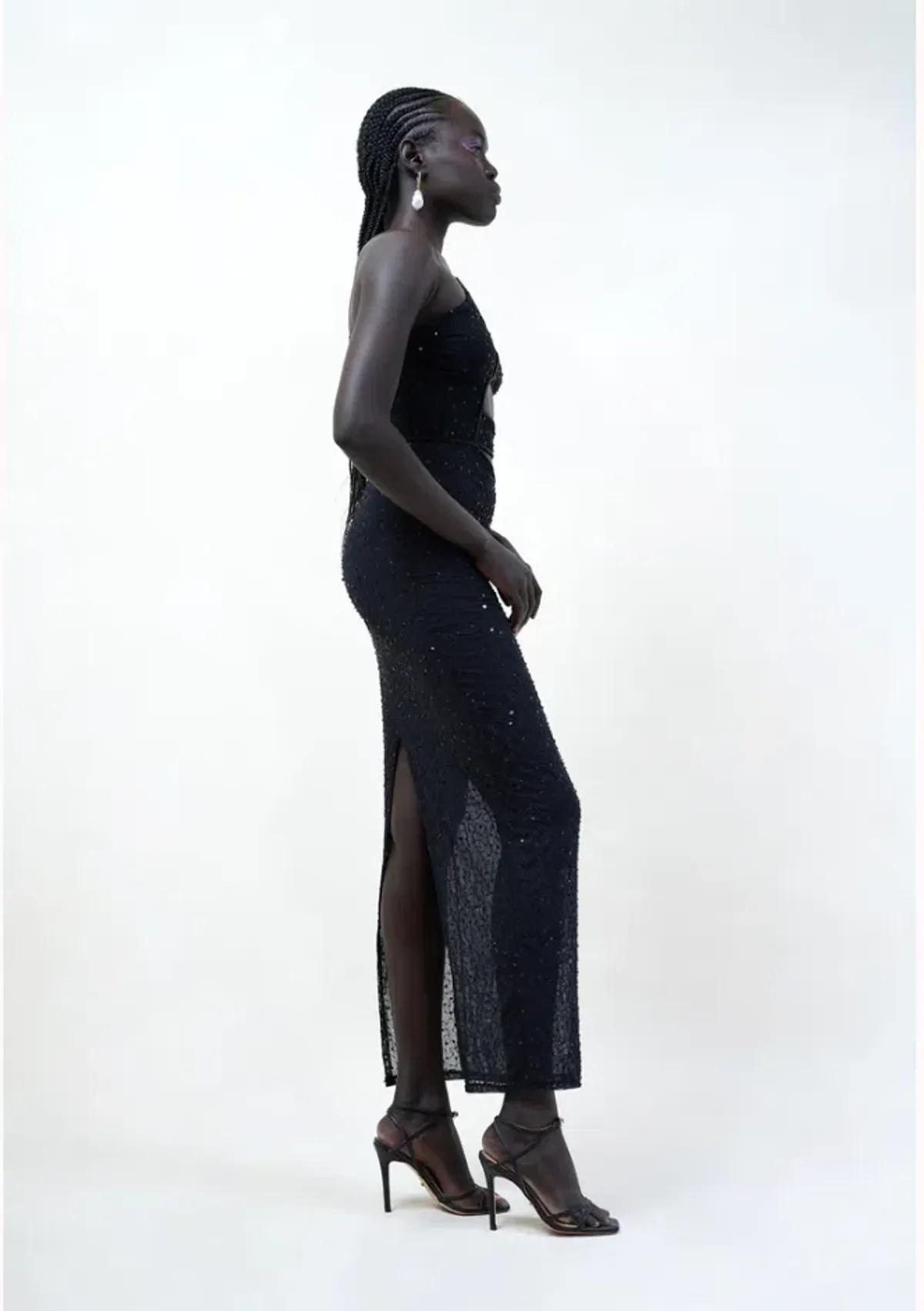 Dyspnea Strapped Dress Black Size 6-8 - Image 2