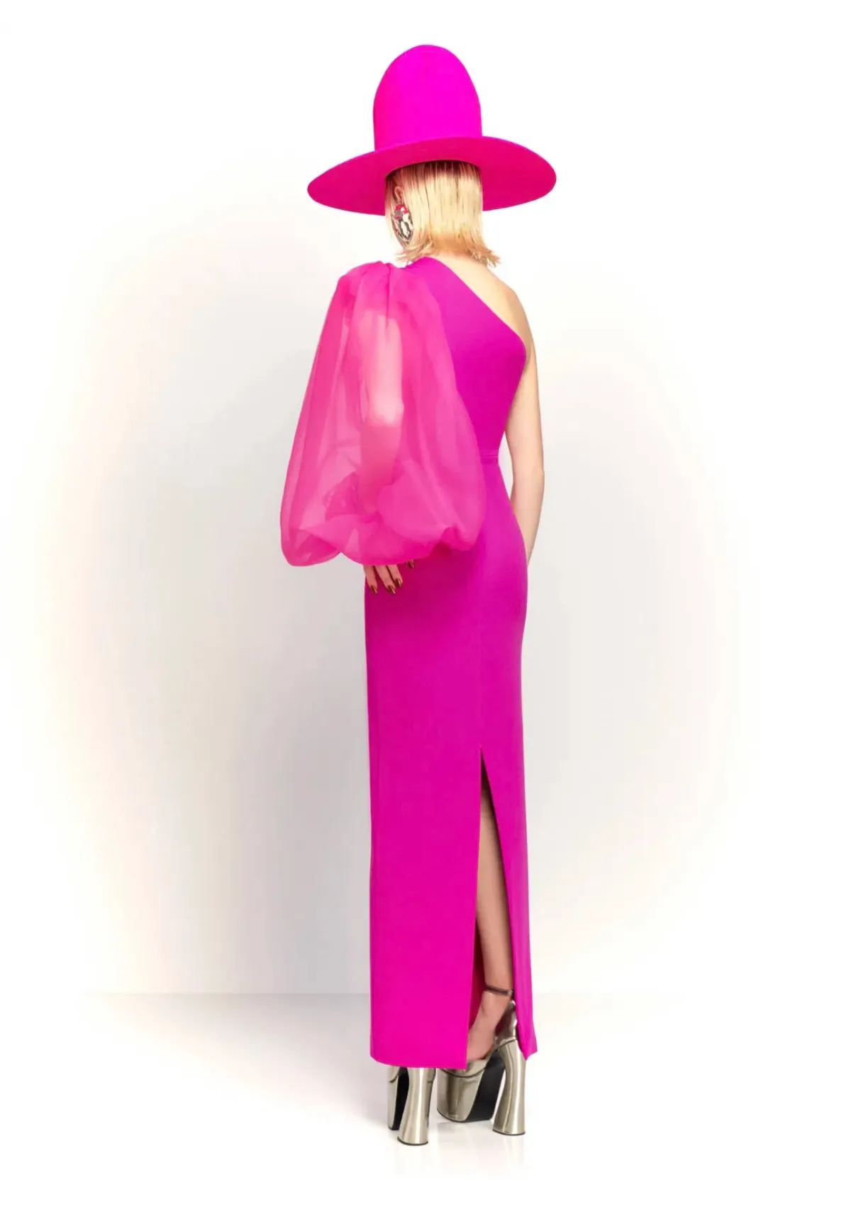 Solace London The Hudson Maxi Dress in Pink Size 8 - Image 2