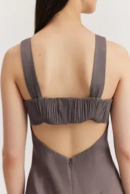 Country Road Cut-Away Column Dress Grey Size 10 for rent on The Volte - image 4