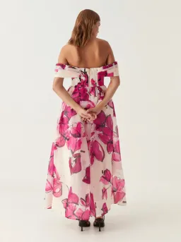 Aje Cordelia Corseted Maxi Dress Falling Florals Size XL / AU 14 for rent on The Volte - image 2