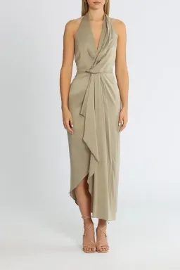 Significant Other Elaine Dress in Khaki Size 8 for rent on The Volte - image 1