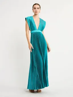 Lidee Gala Gown In Teal Size AU 10 for rent on The Volte - image 1