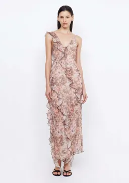 Bec & Bridge Courtney Frill maxi Dress in Versailles Floral Size 10 for rent on The Volte - image 1