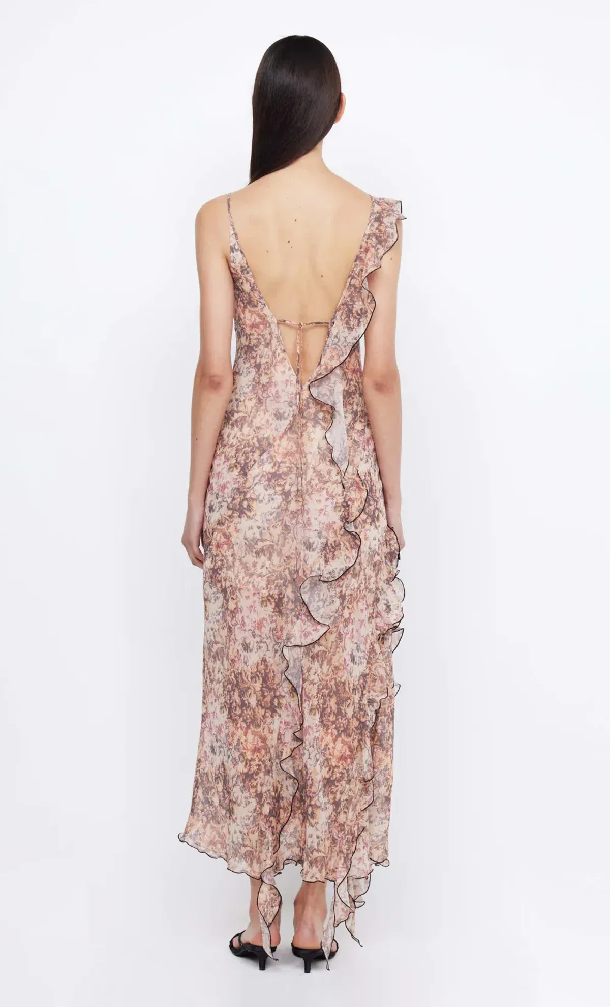 Bec & Bridge Courtney Frill maxi Dress in Versailles Floral Size 10 - Image 2