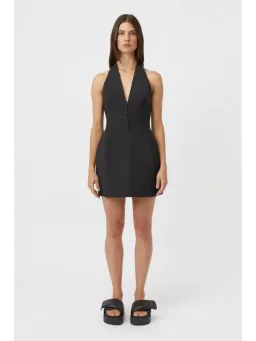 Camilla and Marc Petra Mini Dress Black Size AU 8 for rent on The Volte - image 1