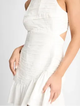 Sheike Isla Mini Dress in Ivory Size 12 for rent on The Volte - image 2