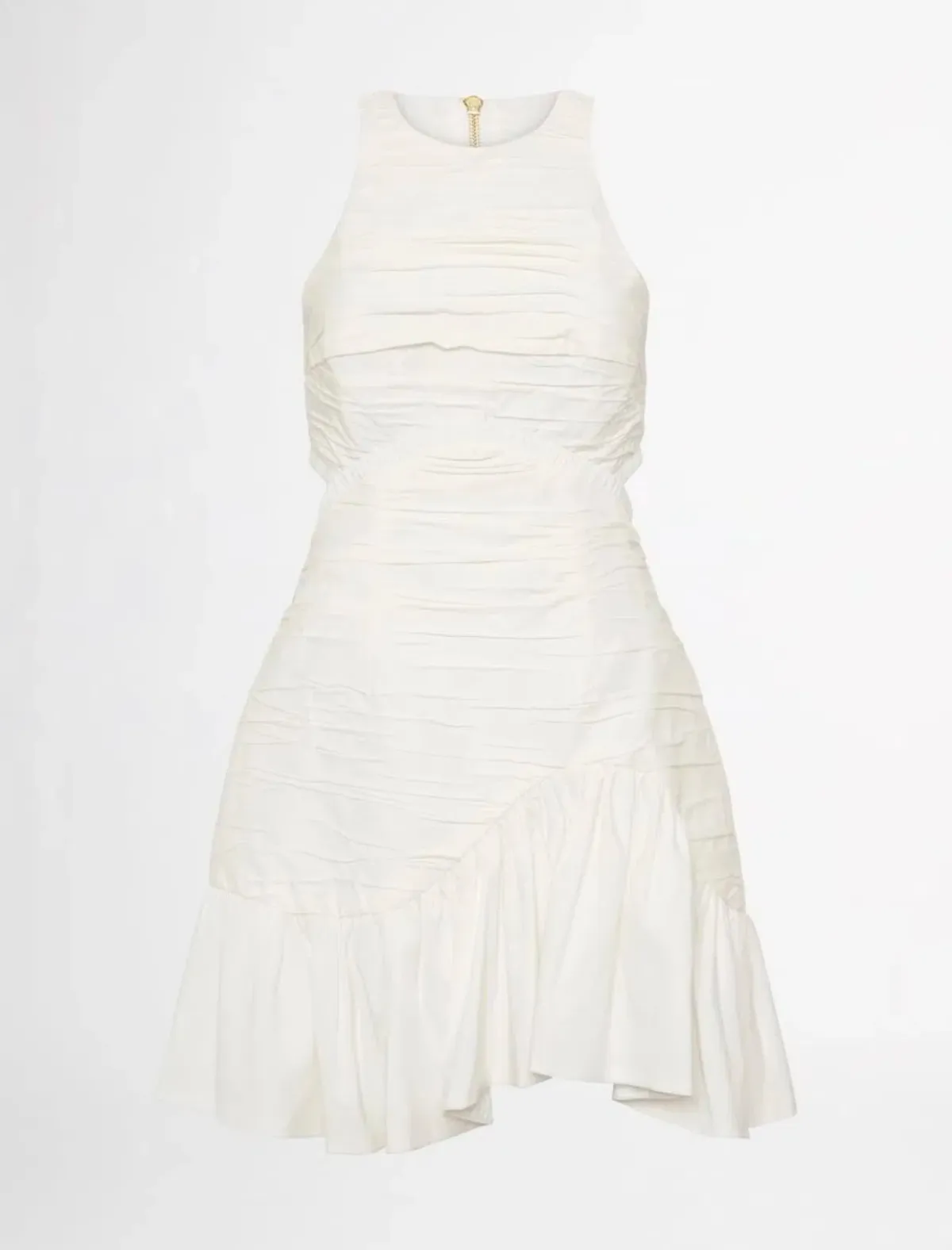 Sheike Isla Mini Dress in Ivory Size 12 - Image 4