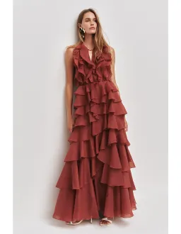 Aje Cleo Gown size 8  for rent on The Volte - image 1